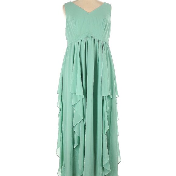 Modcloth "Ruffles Ripple" in Sage - Picture 3 of 3